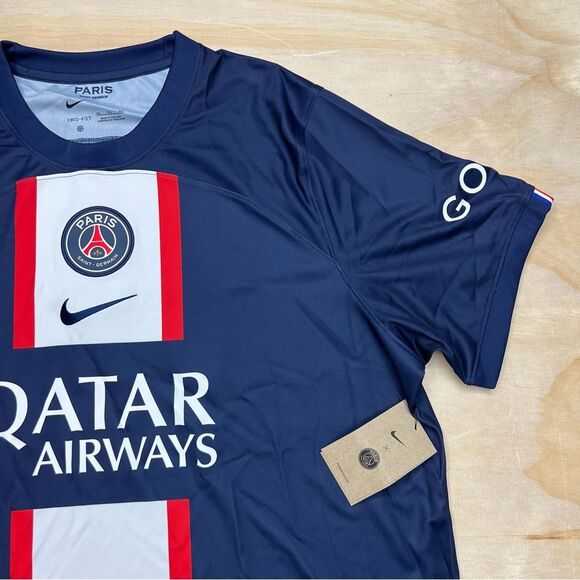 NEW XXL Paris Saint Germain PSG Nike 2022/23 Home Blank Jersey Blue - Picture 3 of 10